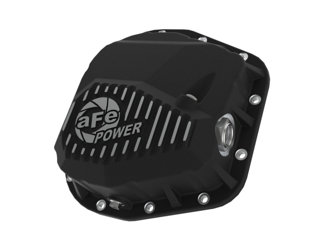 aFe POWER Rear Differential Cover w/ Machined Fins, Black (1997-2023 Ford F-150 & Raptor)