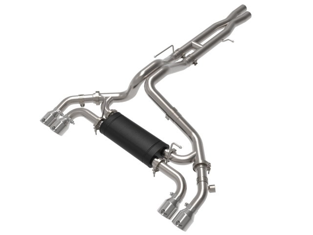 aFe POWER VULCAN SERIES Cat-Back Exhaust w/ Polished Tips, 3"/2-1/2" (2021-2023 Wrangler Rubicon 392)