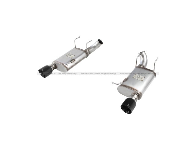 aFe POWER MACH Force XP Axle-Back Exhaust w/ Black Tips, 3" (2011-2014 Mustang GT)