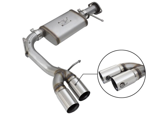 aFe POWER REBEL SERIES Cat-Back Exhaust w/ Polished Tips (2015-2016 Colorado & Canyon 2.5L L4 & 3.6L V6)