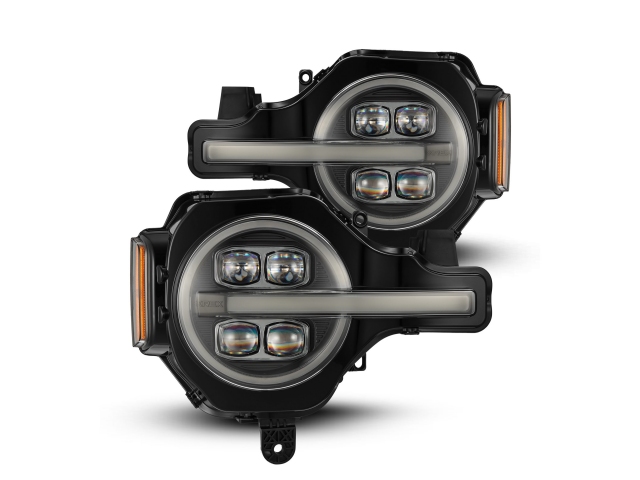 ALPHAREX NOVA-SERIES LED Projector Head Lights, Black (2021-2024 Ford Bronco & Raptor)