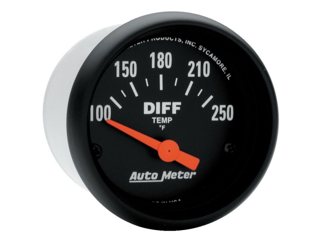 Auto Meter Z SERIES Air-Core Gauge, 2-1/16", Differential Temperature (100-250 F)