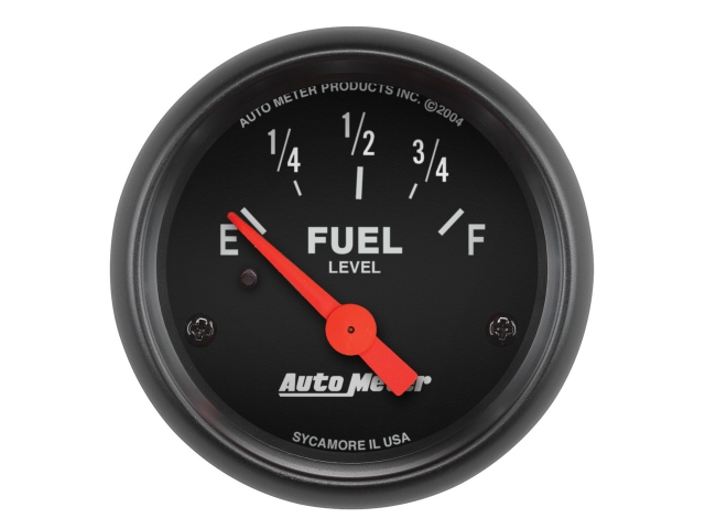 Auto Meter Z SERIES Air-Core Gauge, 2-1/16", Fuel Level (0-90 Ohms)