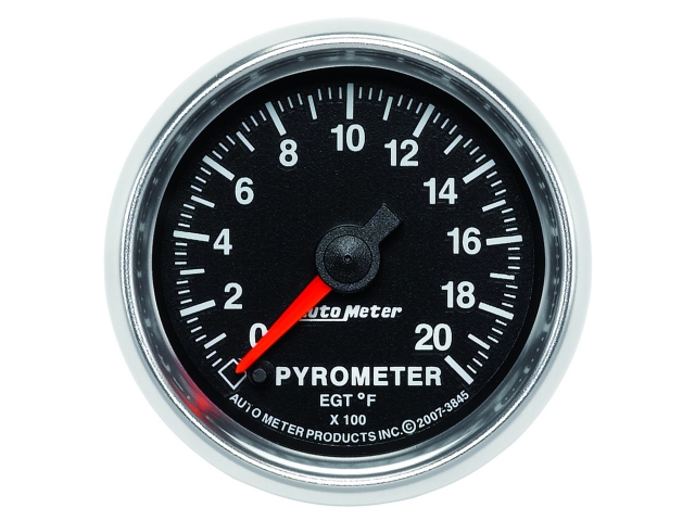 Auto Meter GS Digital Stepper Motor Gauge, 2-1/16", Pyrometer (0-2000 PSI)