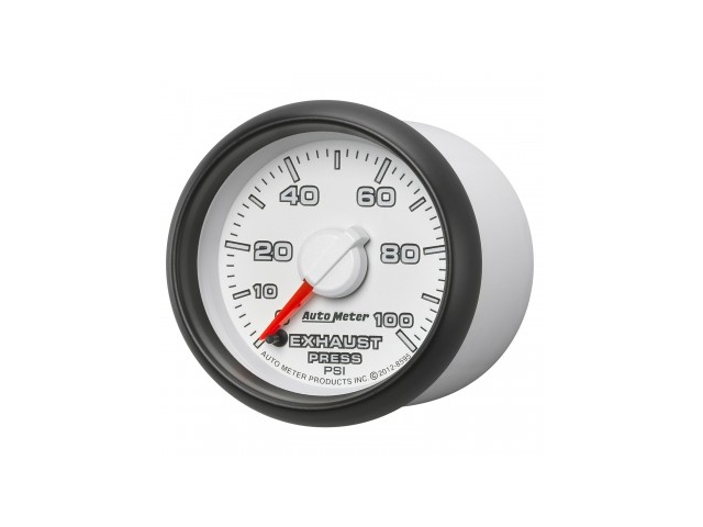 Auto Meter FACTORY MATCH Dodge 3rd GEN Digital Stepper Motor Gauge, 2-1/16", Exhaust (Drive) Pressure (0-100 PSI)