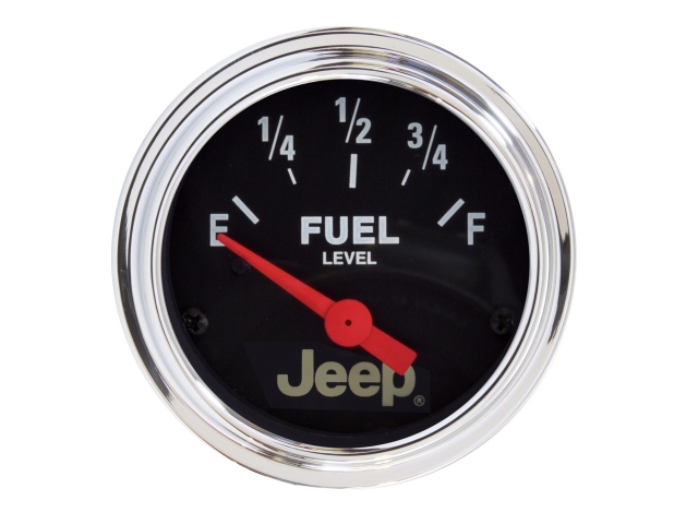 Auto Meter Jeep Air-Core Gauge, 2-1/16", Fuel Level (73-10 Ohms)