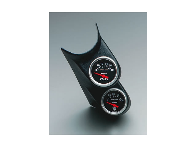 Auto Meter GaugeWorks Dual Pod, Black (1993-2002 Camaro & Firebird)