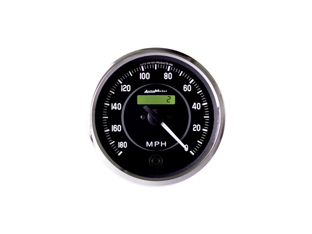 Auto Meter COBRA Air-Core Gauge, 4", Electric Programmable Speedometer (0-180 MPH)