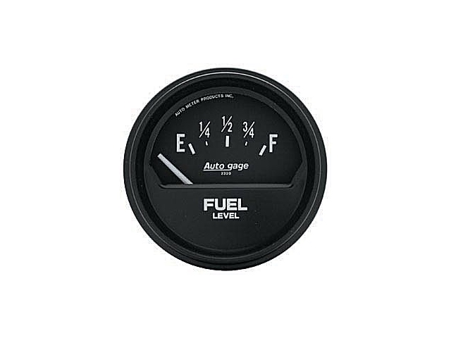 Auto Meter Auto gage Air-Core Gauge, 2-5/8", Fuel Level (73-10 Ohms)
