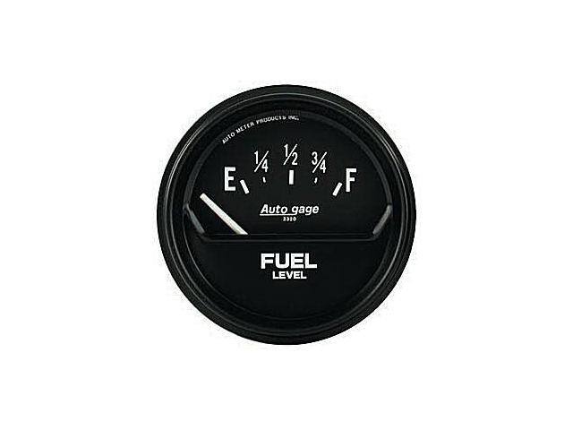 Auto Meter Auto gage Air-Core Gauge, 2-5/8", Fuel Level (0-90 Ohms)