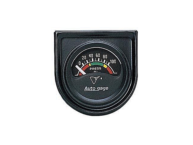 Auto Meter Auto gage Air-Core Gauge, 1-1/2", Oil Pressure (0-100 PSI)