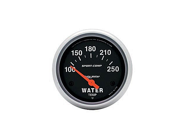 Auto Meter Sport-Comp Air-Core Gauge, 2-5/8", Water Temperature (100-250 deg. F)