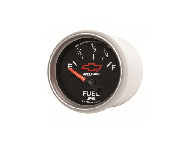 Auto Meter Chevrolet PERFORMANCE Air-Core Gauge, 2-1/16", Fuel Level (0-90 Ohms)