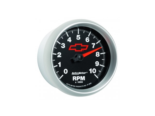 Auto Meter Chevrolet PERFORMANCE Air-Core Gauge, 3-1/8", In-Dash Tachometer (0-10000 RPM)