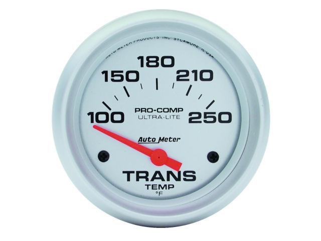Auto Meter PRO-COMP ULTRA-LITE Air-Core Gauge, 2-5/8", Transmission Temperature (100-250 deg. F)