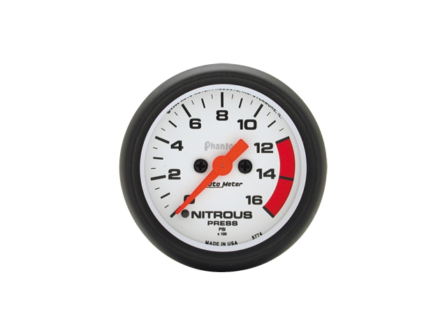 Auto Meter Phantom Digital Stepper Motor Gauge, 2-1/16", Nitrous Pressure (0-1600 PSI)