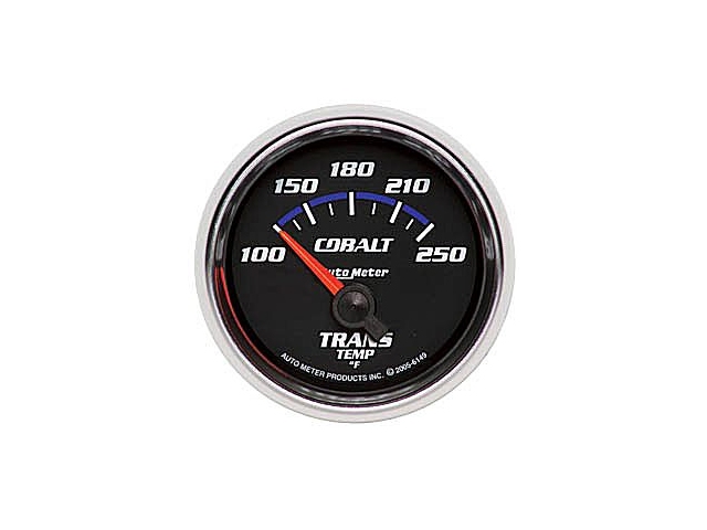 Auto Meter COBALT Air-Core Gauge, 2-1/16", Transmission Temperature (100-250 F)