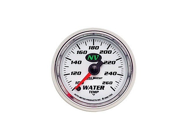 Auto Meter NV Digital Stepper Motor Gauge, 2-1/16", Water Temperature (100-260 deg. F)
