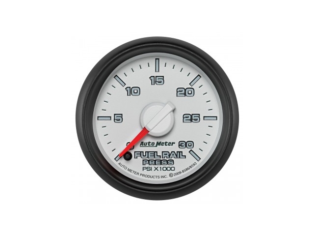Auto Meter FACTORY MATCH Dodge 3rd GEN Digital Stepper Motor Gauge, 2-1/16", Diesel Fuel Rail Pressure (0-30000 PSI)