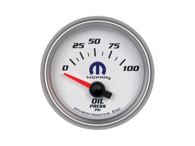 Auto Meter MOPAR Air-Core Gauge, 2-1/16", Oil Pressure (0-100 PSI)