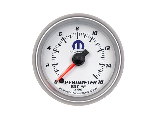 Auto Meter MOPAR Digital Stepper Motor Gauge, 2-1/16", Pyrometer (0-1600 F)