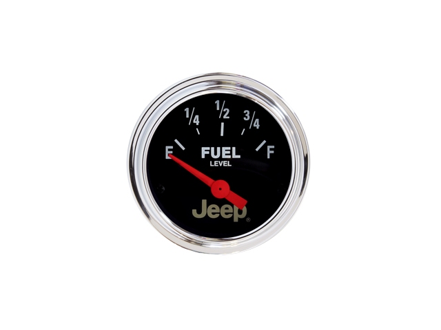 Auto Meter Jeep Air-Core Gauge, 2-1/16", Fuel Level (0-90 Ohms)