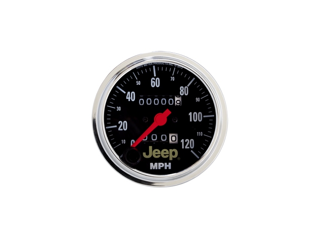 Auto Meter Jeep Mechanical Gauge, 3-3/8", Speedometer (0-120 MPH)