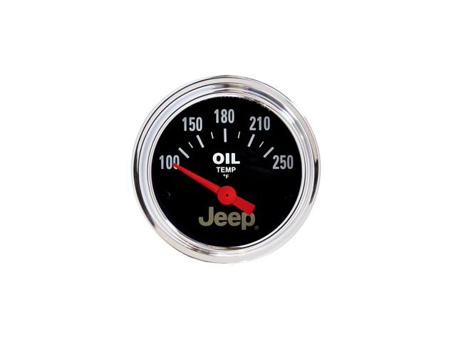 Auto Meter Jeep Air-Core Gauge, 2-1/16", Oil Temperature (100-250 F)