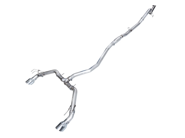 AWE-TUNING TRACK EDITION Cat-Back Exhaust w/ Dual Chrome Silver Tips (2022-2023 Honda Civic Si & Acura Integra A-Spec)