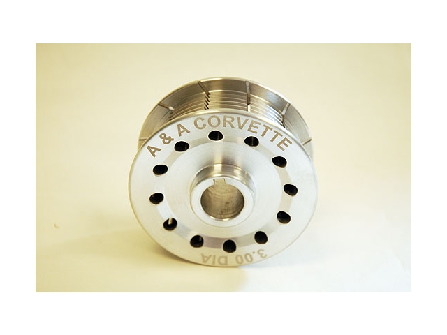 A&A Corvette 3.00" 8-Rib Supercharger Pulley