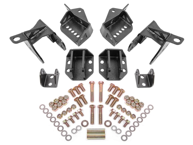 BMR Coil-over Conversion Kit w/ CAB, Adjustable Shock Mount, Rear (1964-1972 GM A-Body)