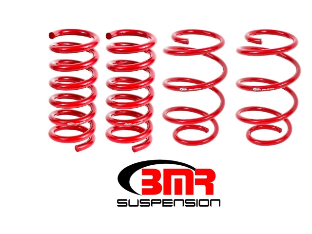 BMR Lowering Springs, 1.2" Front & 0.5" Rear (2015-2024 Ford Mustang)