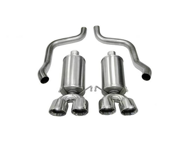 CORSA XTREME 2.5" Dual Rear Exit Axle-Back Exhaust w/ Twin 4.5" Polished Tips (2005-2008 Corvette LS2 & LS3)