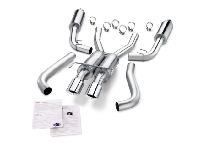 CORSA SPORT 3.0" Dual Center Rear Exit Cat-Back Exhaust w/ Single 4.0" Polished Tips (1996-2002 Viper RT/10 & GTS)