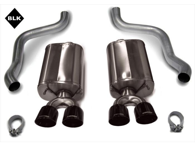 CORSA SPORT 2.5" Dual Rear Exit Axle-Back Exhaust w/ Single 3.5" Black PVD Tips (2011-2014 CTS-V)