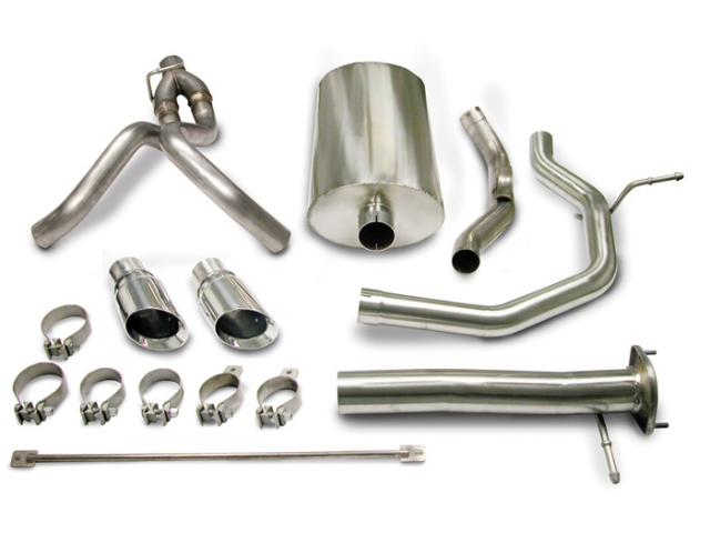 CORSA SPORT 3.0" Dual Rear Exit Cat-Back Exhaust w/ Single 4.0" Polished Tips (2003-2006 SSR)