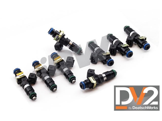 DEATSCHWERKS 1200cc DV2 Fuel Injectors (2000-2013 Silverado & Sierra 1500 4.8L, 5.3L, 6.0L & 6.2L V8)