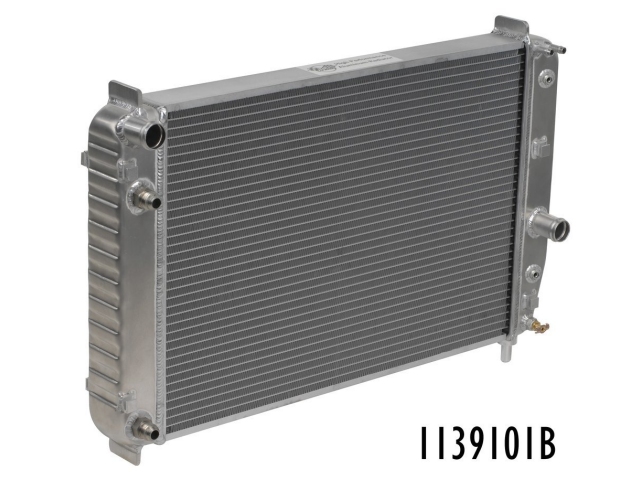 DeWitts DIRECT FIT PRO-SERIES Radiator [2 ROW | 1" TUBES | EOC | TOC | NATURAL] (2001-2004 Chevrolet Corvette)