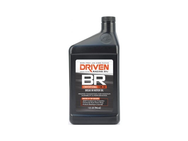 DRIVEN BR CONVENTIONAL 15W-50 BREAK-IN MOTOR OIL (1 Quart Bottle)
