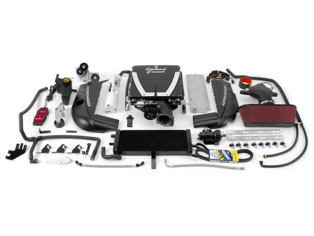 Edelbrock E-FORCE Supercharger Stage 2 Track System [TVS Series 2300 | HP 599 | Torque (Ft-lbs.) 547] (2005-2007 Corvette LS2)
