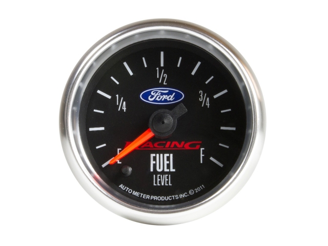 Auto Meter Ford RACING Digital Stepper Motor Gauge, 2-1/16", Programmable Fuel Level (0-280 Ohms)