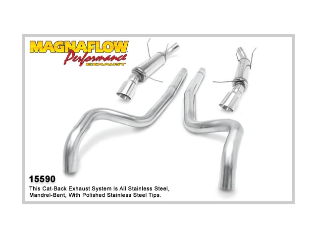 MagnaFlow 3" Cat-Back Exhaust, Competition (2011-2012 Mustang GT & Shelby GT500)