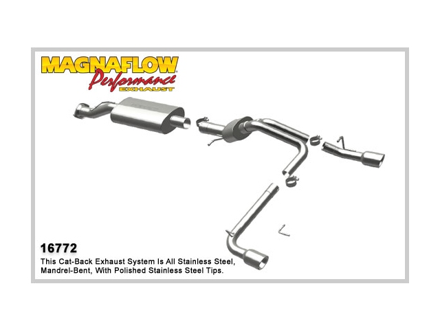 MagnaFlow 2.5"/3.5" Cat-Back Exhaust (2007-2008 H2)