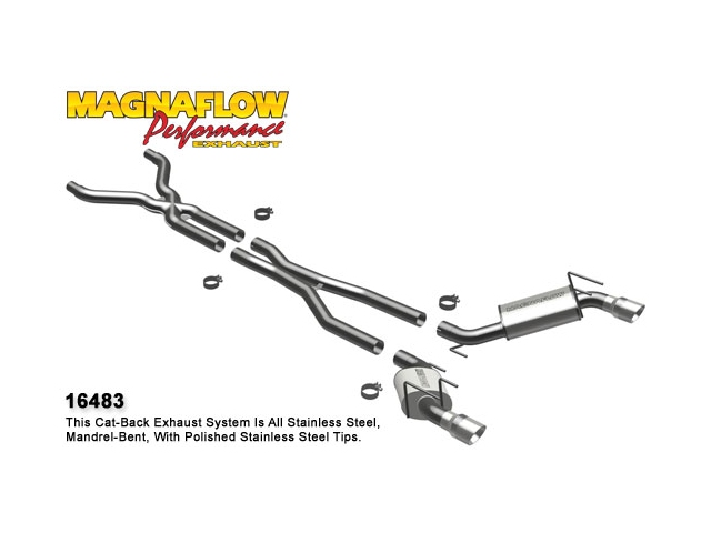 MAGNAFLOW 3" Cat-Back Exhaust, COMPETITION SERIES (2010-2013 Camaro SS)