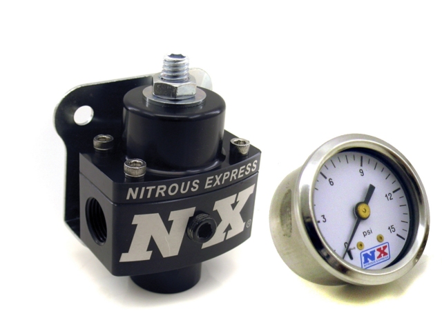 NITROUS EXPRESS Fuel Pressure Gauge w/ Non Bypass Regulator