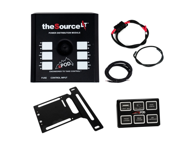 sPOD the Source LT POWER DISTRIBUTION MODULE (2018-2025 Jeep Wrangler JL & JLU & Gladiator JT 3.6L PENTASTAR V6) sPOD the Source LT POWER DISTRIBUTION MODULE (2018-2025 Jeep Wrangler JL & JLU & Gladiator JT 3.6L PENTASTAR V6)