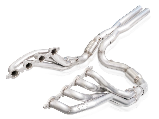 STAINLESS WORKS Long Tube Headers & X-Pipe w/ Catalytic Converters, PERFORMANCE CONNECT, 1-7/8" x 3" x 3" (2019-2020 Silverado & Sierra 1500 5.3L & 6.2L V8)