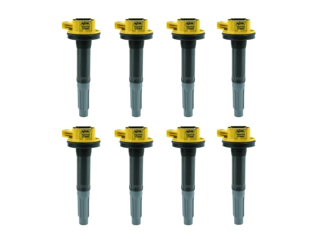 ACCEL SUPERCOIL Ignition Coils, Yellow (FORD 5.0L COYOTE)