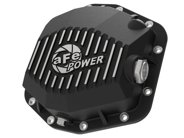 aFe POWER STREET SERIES Rear Differential Cover w/ Machined Fins, Black Powdercoat Finish (2021-2022 Ford Bronco)