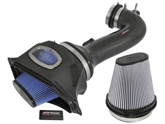 aFe POWER MOMENTUM Cold Air Intake w/ PRO DRY S & PRO 5 R, Carbon Fiber (2015-2016 Corvette Z06)
